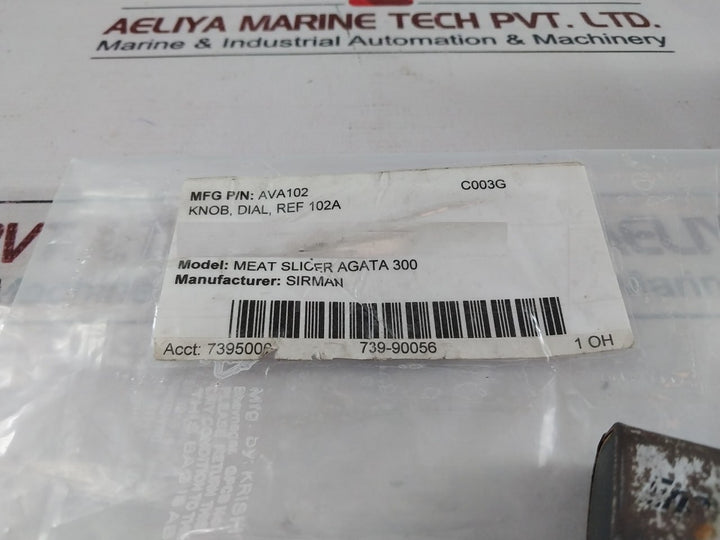 Sirman Ava102 Slicer Clock Knob Agata300 102A