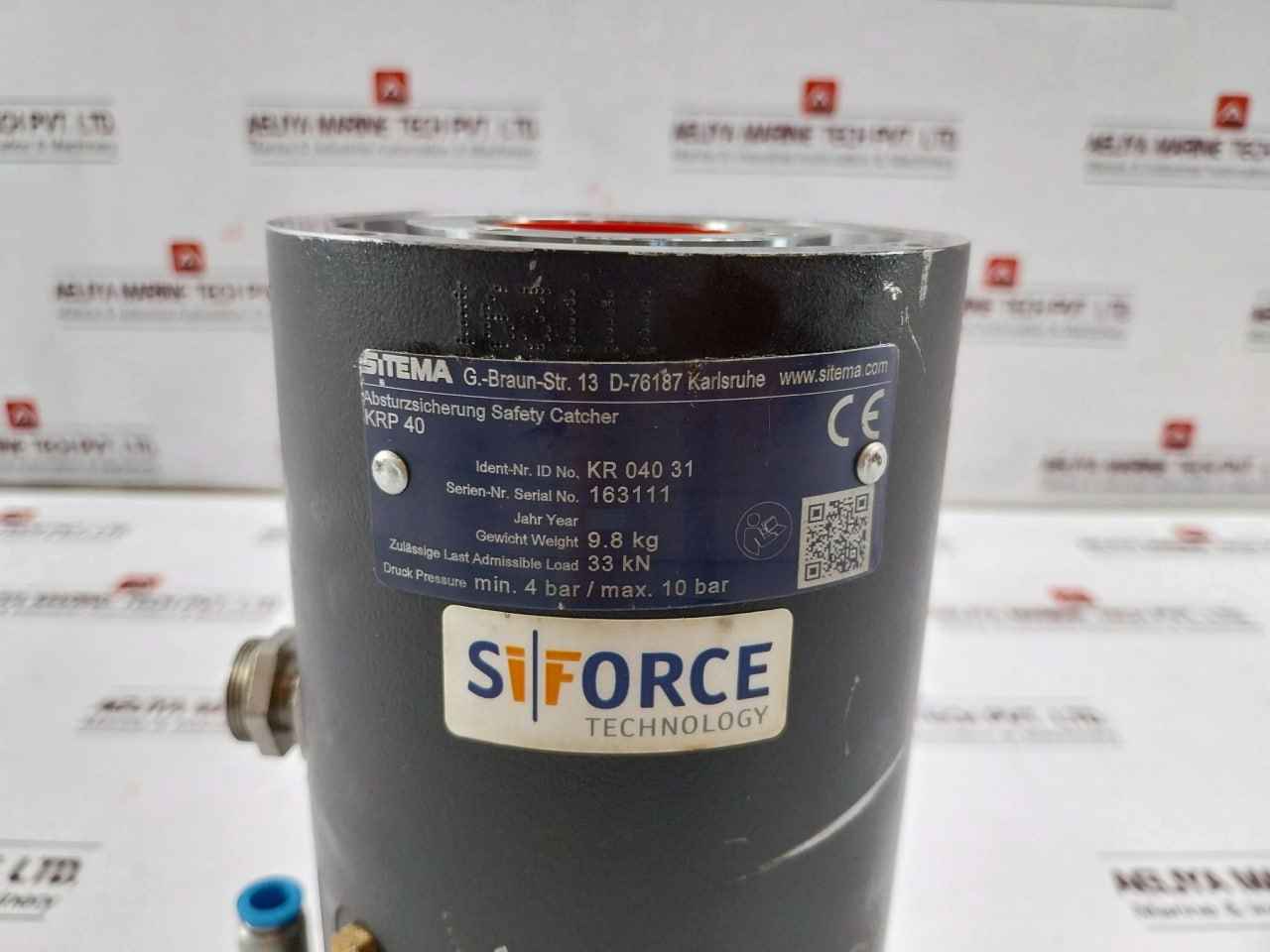 Sitema Kr 040 31 Safety Catcher Max.10bar 33kn