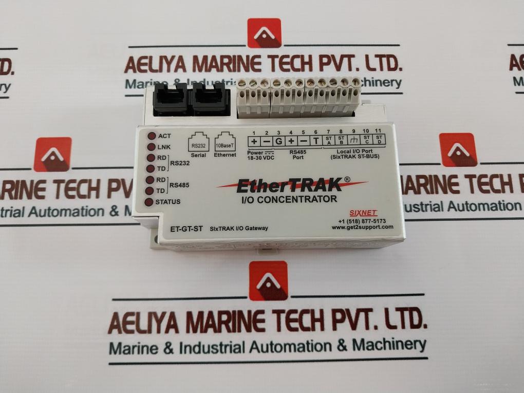 Sixnet Et-gt-st-2 I/O Concentrator Six Trak I/O Gateway 18-30Vdc