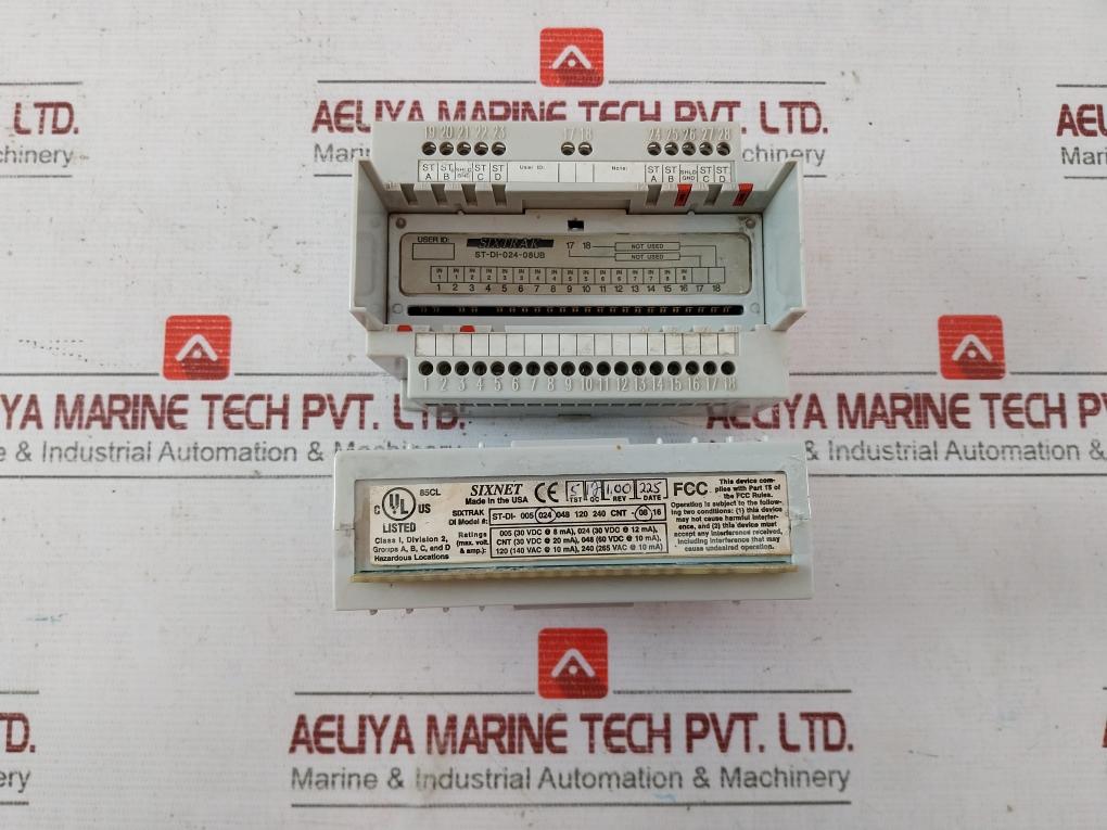 Sixnet St-di-024-08 Input Module Rev: 1.00, 005 (30Vdc 8Ma)