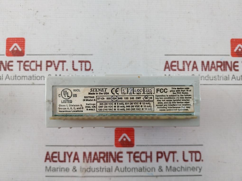 Sixnet St-di-024-08 Input Module Rev: 1.00, 005 (30Vdc 8Ma)