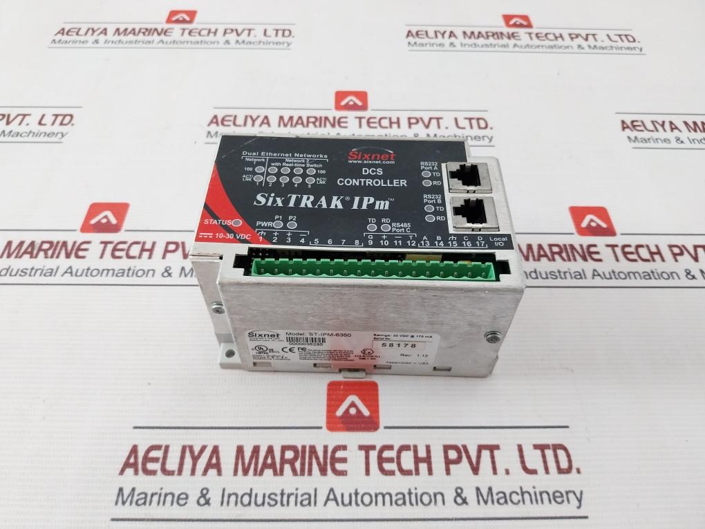 Sixnet St-ipm-6350 Dcs Controller Plc 30 Vdc At 175 Ma 60C Rev.1.12