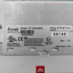 Sixnet St-ipm-6350 Main Process Controller Plc Mrtu-6350 30 Vdc