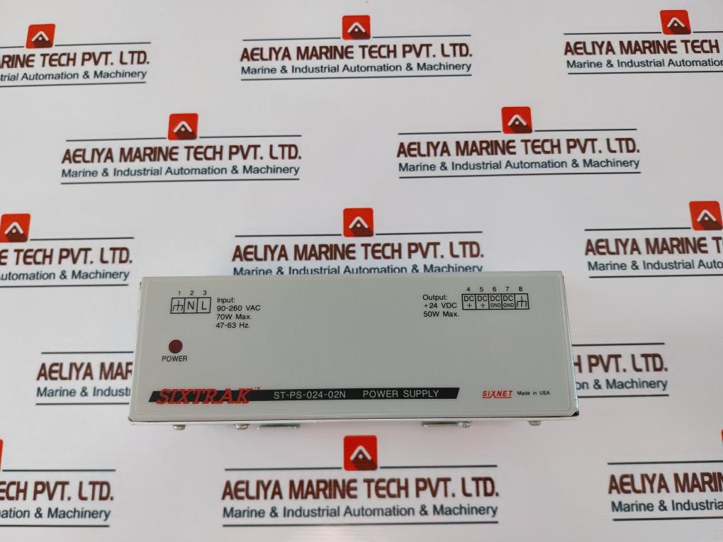 Sixnet St-ps-024-02N Power Supply 90-260 Vac 70W Max. 47-63Hz