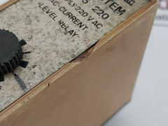 Sj 175 220 Ac-current Level Relay Electromatic 220 Vac