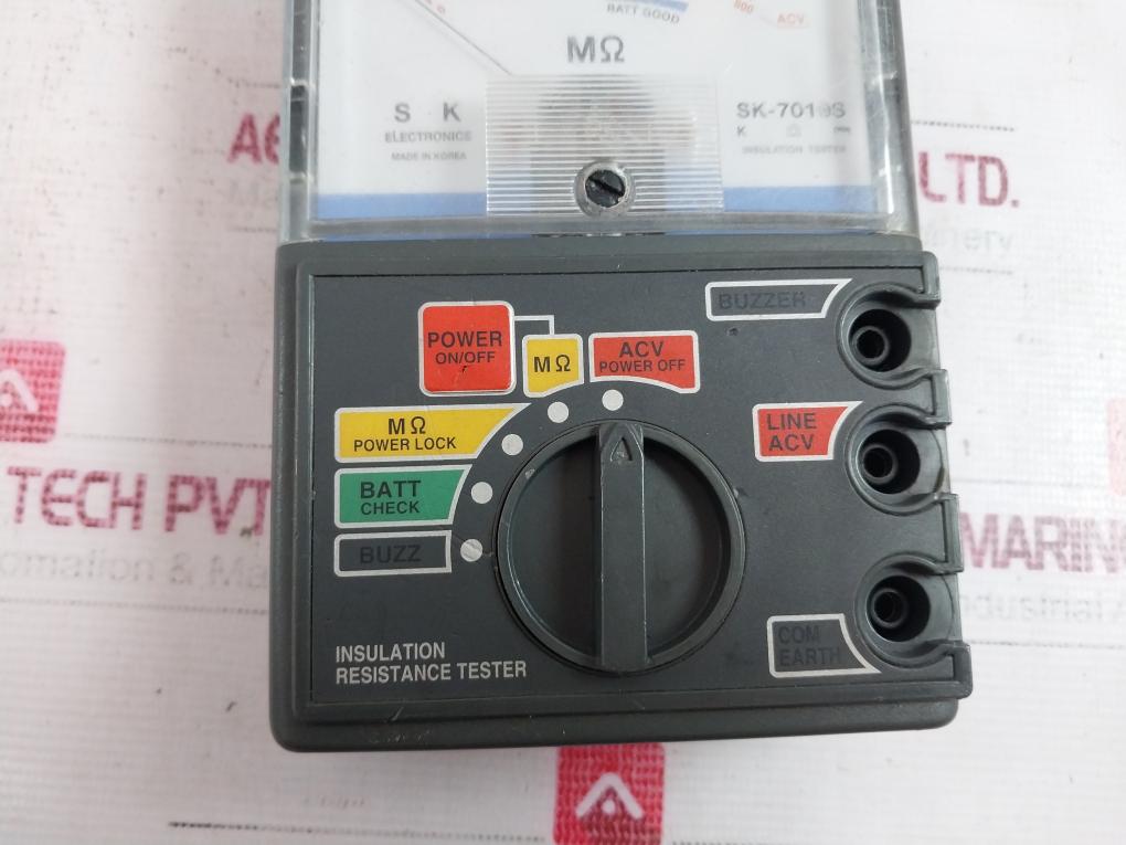 Sk Electronics Sk-7010s Insulation Resistance Tester 500v