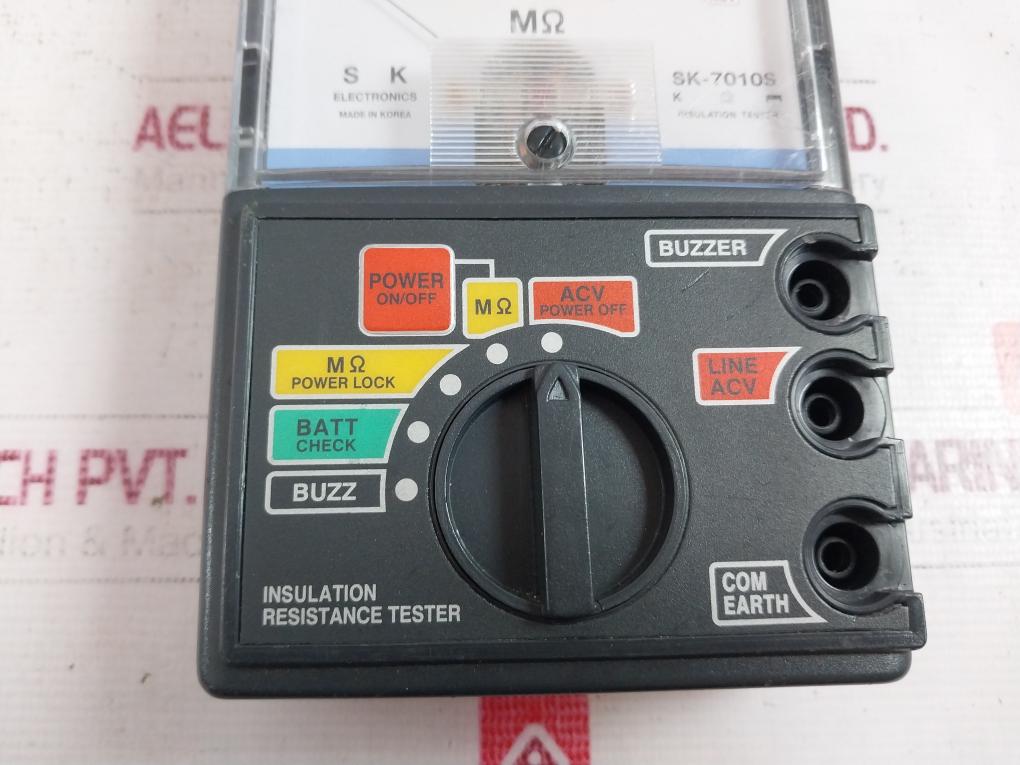 Sk Electronics Sk-7010s Insulation Resistance Tester 600acv 500v