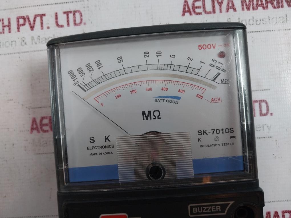 Sk Electronics Sk-7010s Insulation Resistance Tester 600acv 500v