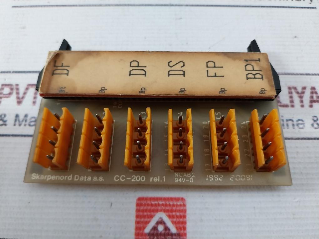 Skarpenord Cc-200 Printed Circuit Board Ncab 2 20091 94V