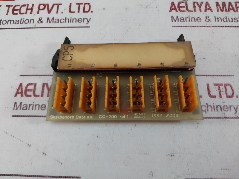 Skarpenord Data A.S. Cc-200 Printed Circuit Board Ncab 2 94V-0
