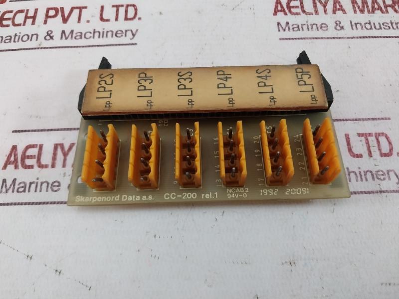 Skarpenord Data Cc-200 Printed Circuit Board 94V-0 Ncab2 Rel.1