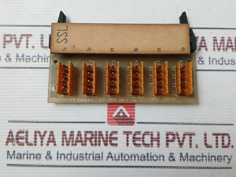 Skarpenord Data Cc-200 Printed Circuit Board Card Ncab2 94V-0