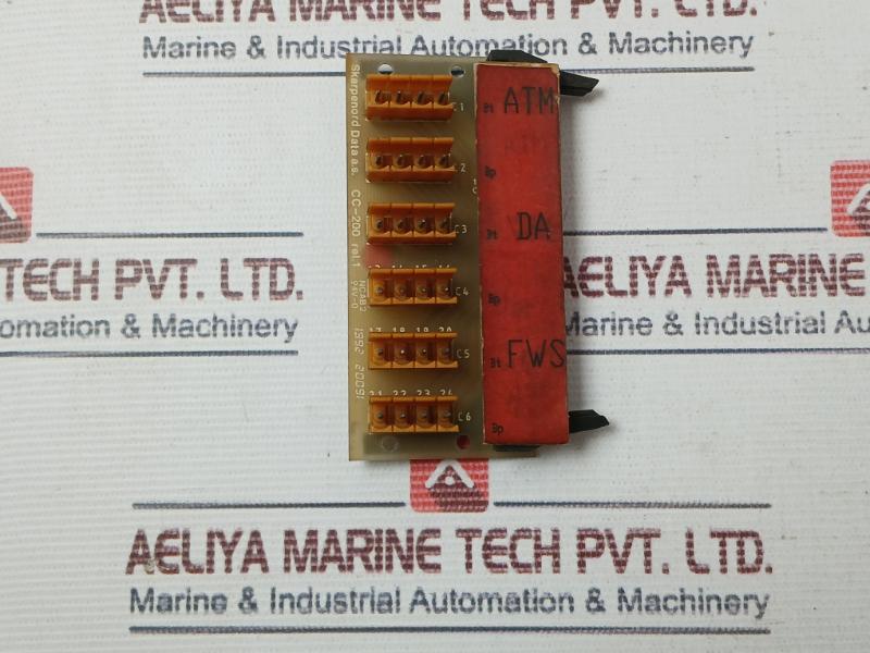 Skarpenord Data Cc-200 Printed Circuit Board Ncab2 94V-0 Used