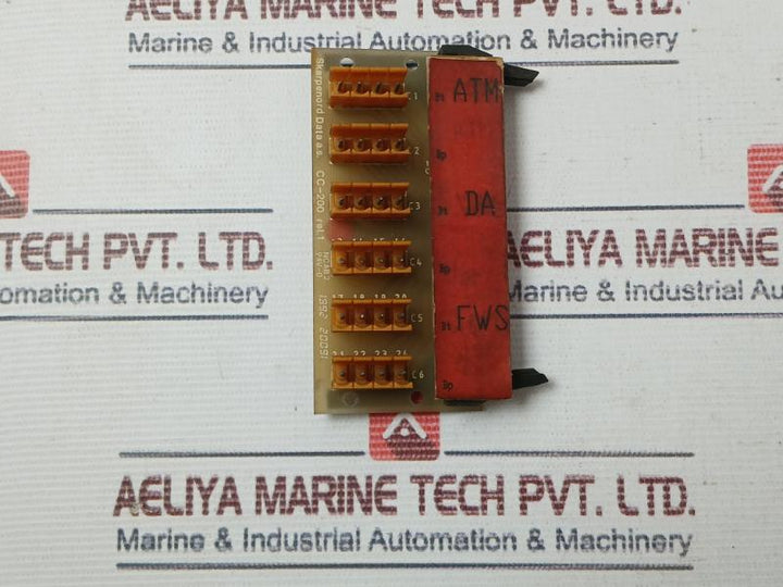 Skarpenord Data Cc-200 Printed Circuit Board Ncab2 94V-0 Used