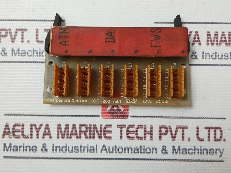 Skarpenord Data Cc-200 Printed Circuit Board Ncab2 94V-0 Used