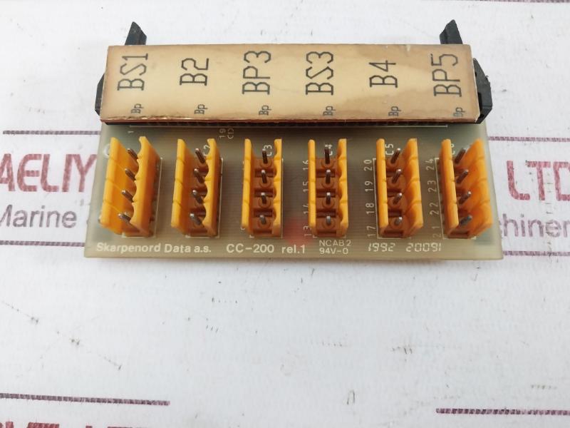 Skarpenord Data Cc-200 Printed Circuit Board Ncab 2 94V-0