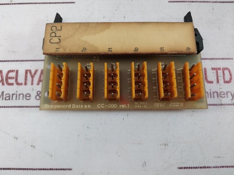 Skarpenord Data Cc-200 Printed Circuit Board Ncab2 94V-0 Rel.1