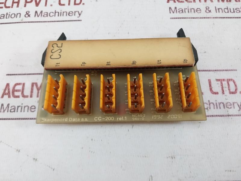 Skarpenord Data Cc-200 Printed Circuit Board 94V-0 Ncab2