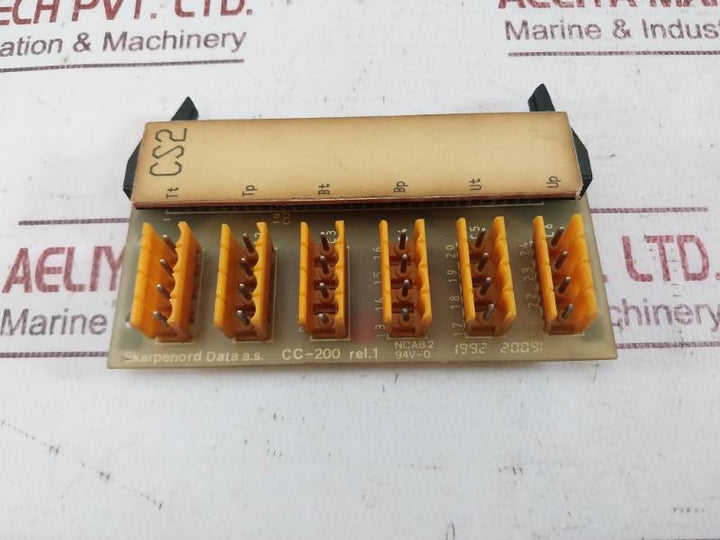 Skarpenord Data Cc-200 Printed Circuit Board 94V-0
