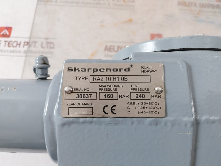 Skarpenord Ra2 10 H1 0B Hydraulic Double Acting Actuator 240 Bar 31500221