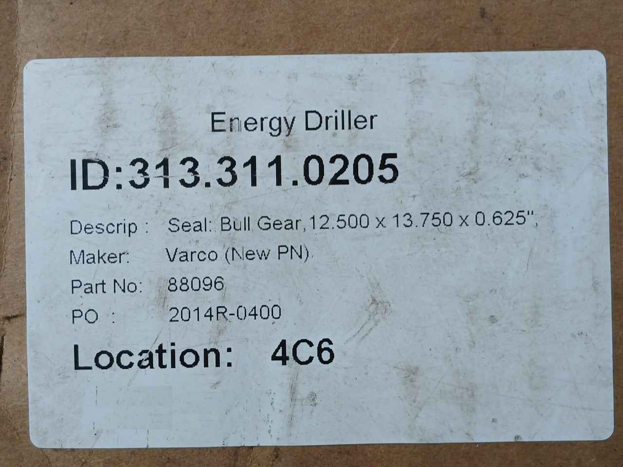 Skf 1250119 Seal Lip Hds3 D Duralip For Bull Gear 12.500 X 1.750 X 0.625