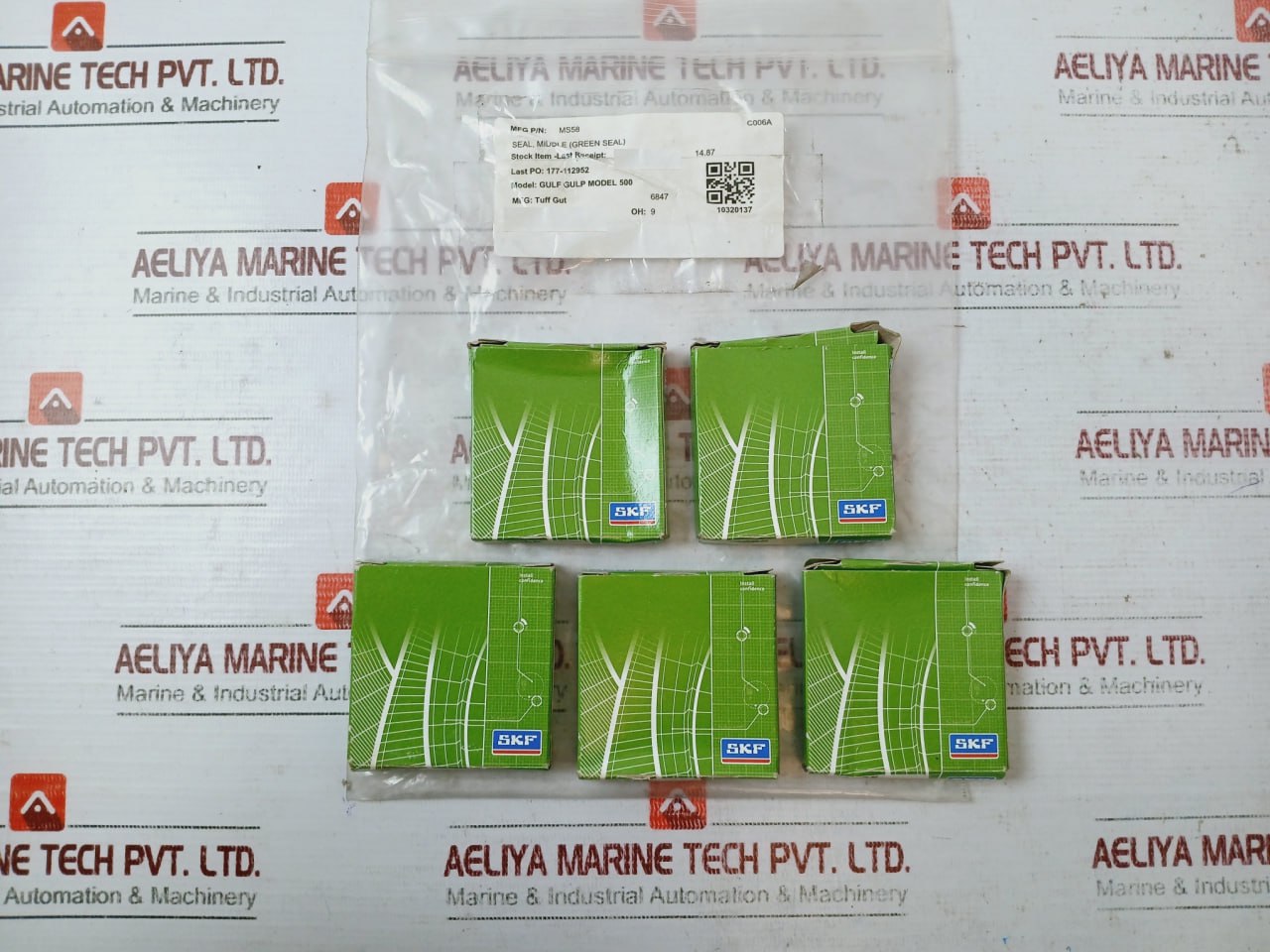 Lot Of 5X Skf 16085 Radial Shaft Seal Ms58 99162 1.622-1.628