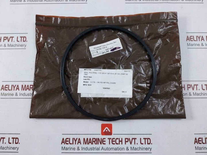 Skf 7.250 Polypak Seal 7.75” Od X 7.25” Id X .25” Cs