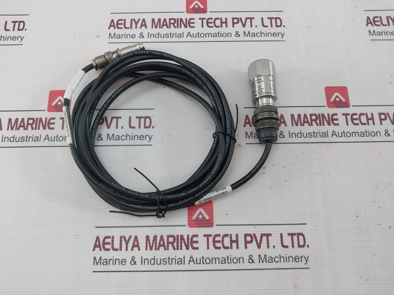 Skf Cmss786A-d2 Vibration Sensor With Cable Rev.R 3M Mil-c-17 Ojud5