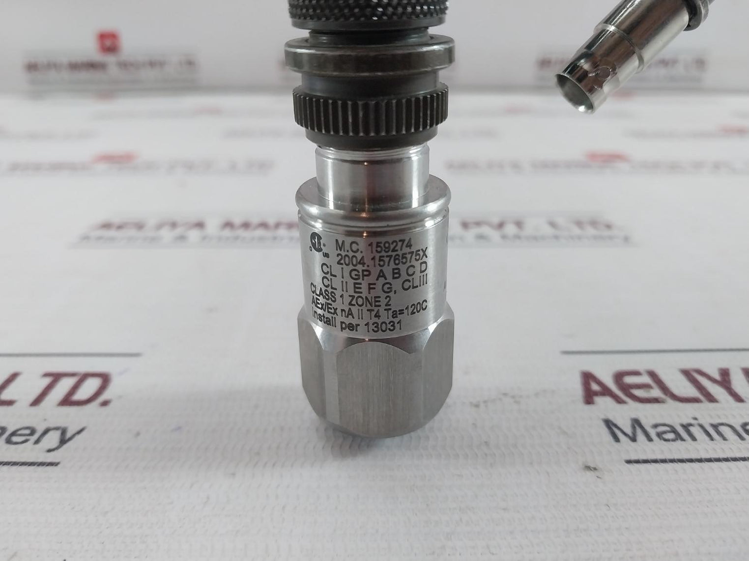 Skf Cmss786A-d2 Vibration Sensor With Cable Rev.R 3M Mil-c-17 Ojud5