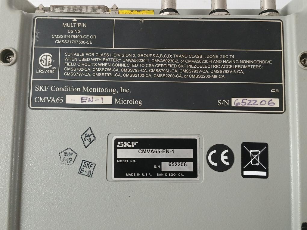 Skf Cmva65-en-1 Microlog (Without Battery)