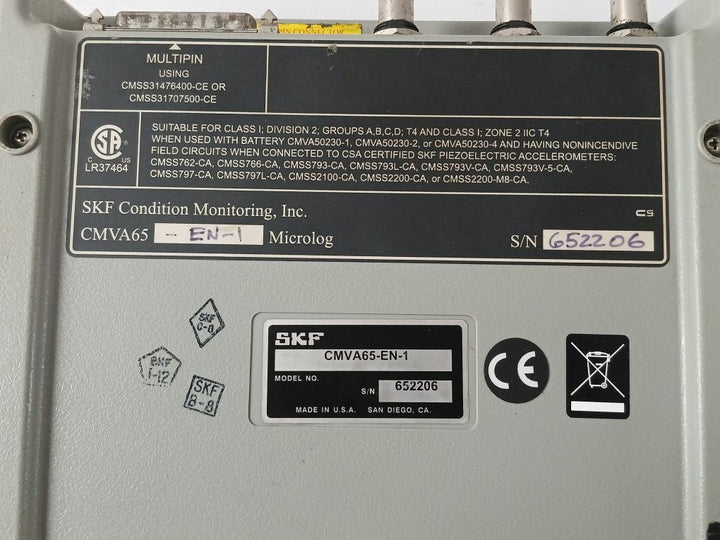 Skf Cmva65-en-1 Microlog (Without Battery)