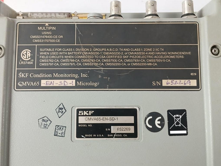 Skf Cmva65-en-sd-1 Data Collector/Analyzer