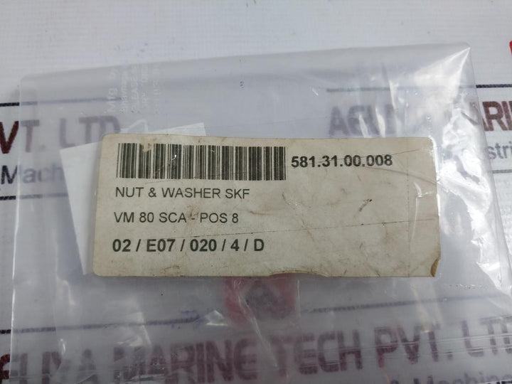 Skf Km12 581.31.00.008 Nut & Washer Skf Set