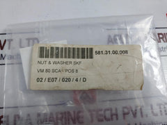 Skf Km12 581.31.00.008 Nut & Washer Skf Set