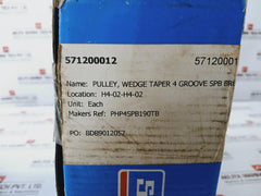Skf Php 4spb190tb Wedge Taper 4 Groove Pulley Spb190-04 2517
