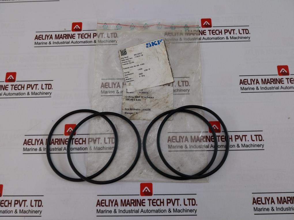 Skf 111881 O-ring Set 114238, 1126871, 390.00 X 10.00 70 Nbr, 48X3