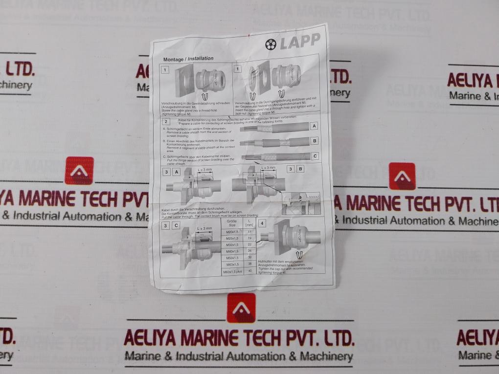 Skintop M50X1.5 Metal Bush Liquid-tight Flexible Cord Connector