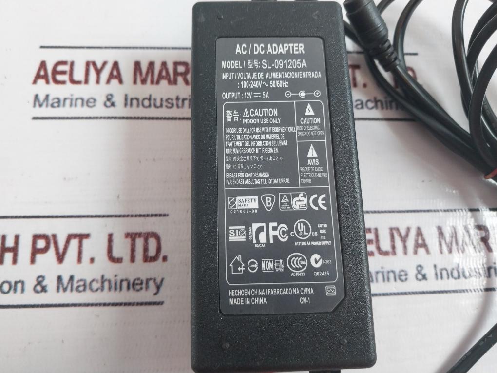 SL-091205A Ac/dc Adapter 100-240V~50/60Hz