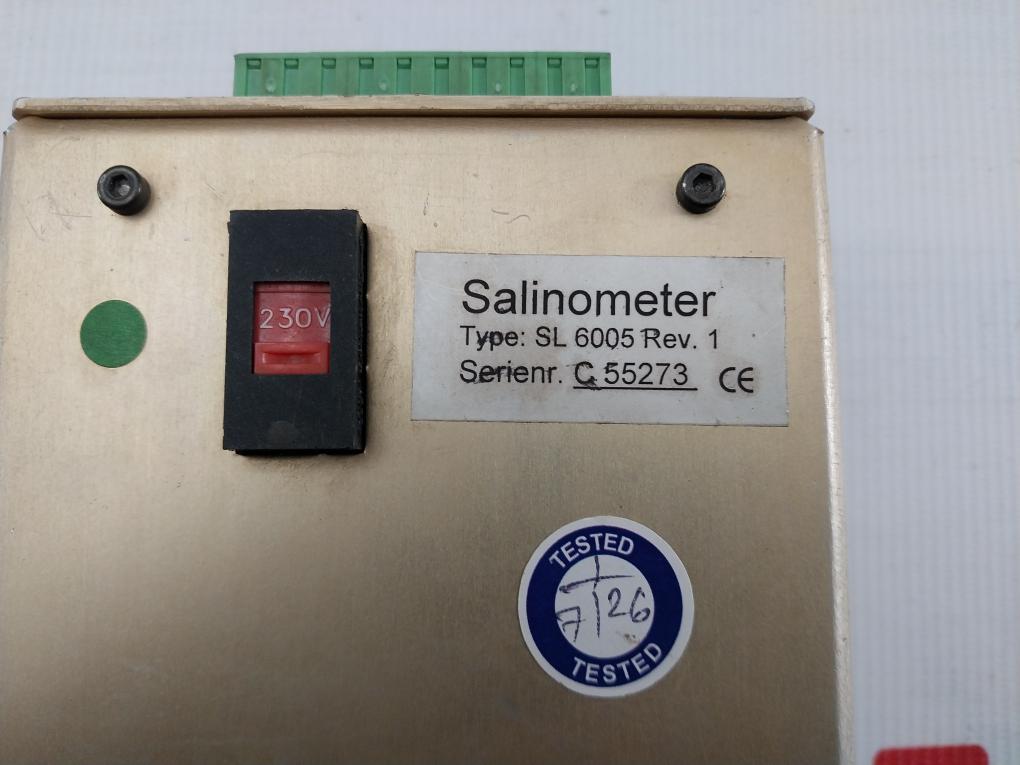 Sl6005 Uni-safe Salinometer 230V 50/60Hz 0-20 Ppm 0-200 Ppm
