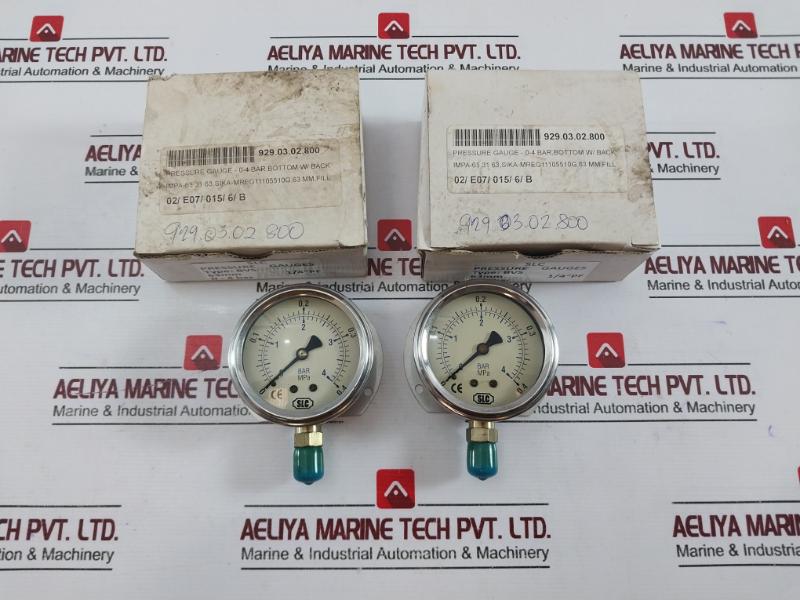 Slc Bvs Pressure Gauge 0-4 Bar Mreg11105510G