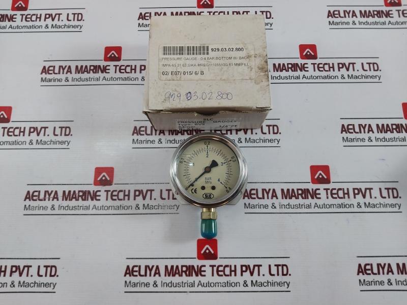 Slc Bvs Pressure Gauge 0-4 Bar Mreg11105510G