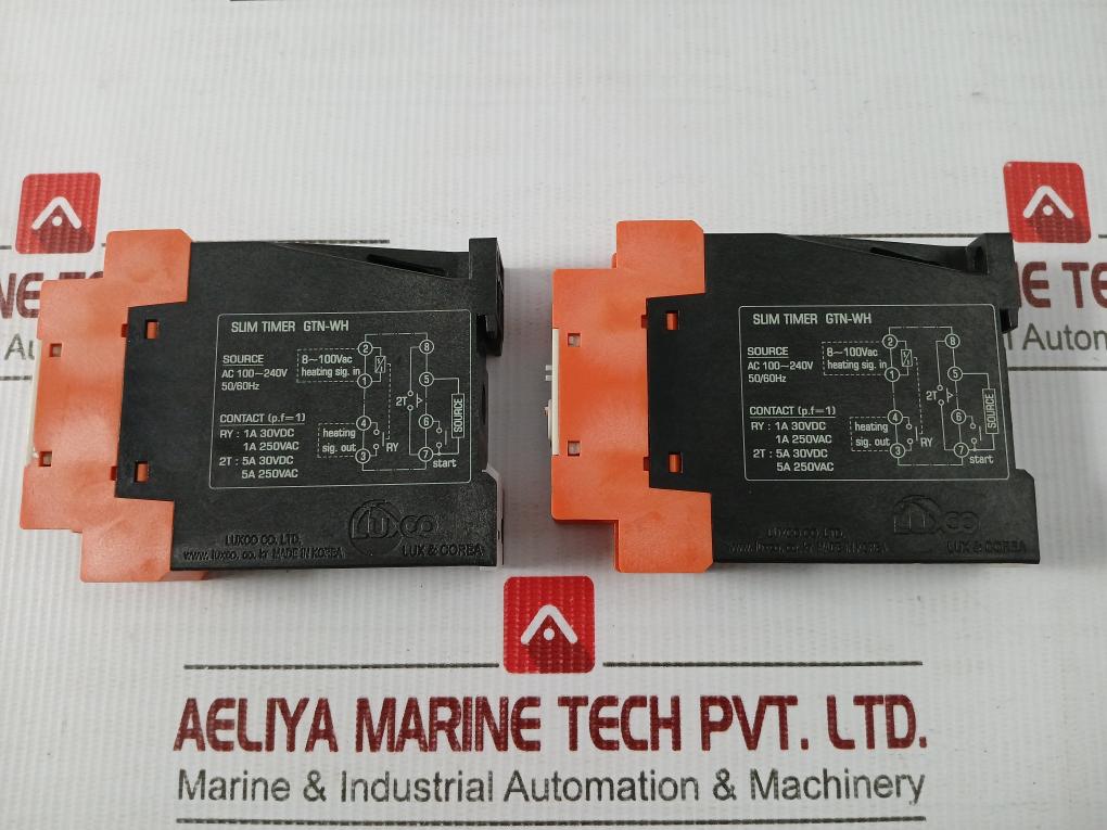 Slim Timer Gtn-wh Luxco Ac 100~240V