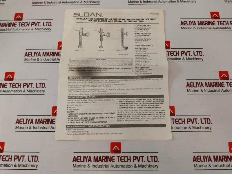 SLOAN 186-1 Flushometer Urinal Valve Spud Coupling and Flange Kit