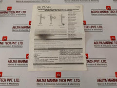 SLOAN 186-1 Flushometer Urinal Valve Spud Coupling and Flange Kit