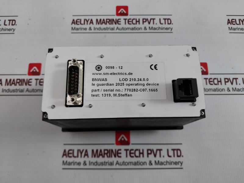 Sm Electrics 770282-c07 Watch Alarm Le Guardian 2025 Operating Device