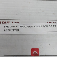 Smc 3-way Manifold Valve For Dp Transmitter B Sf Cc3