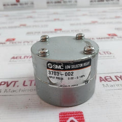 Smc 3703-002 Low Selector Relay 0.02-0.1 Mpa