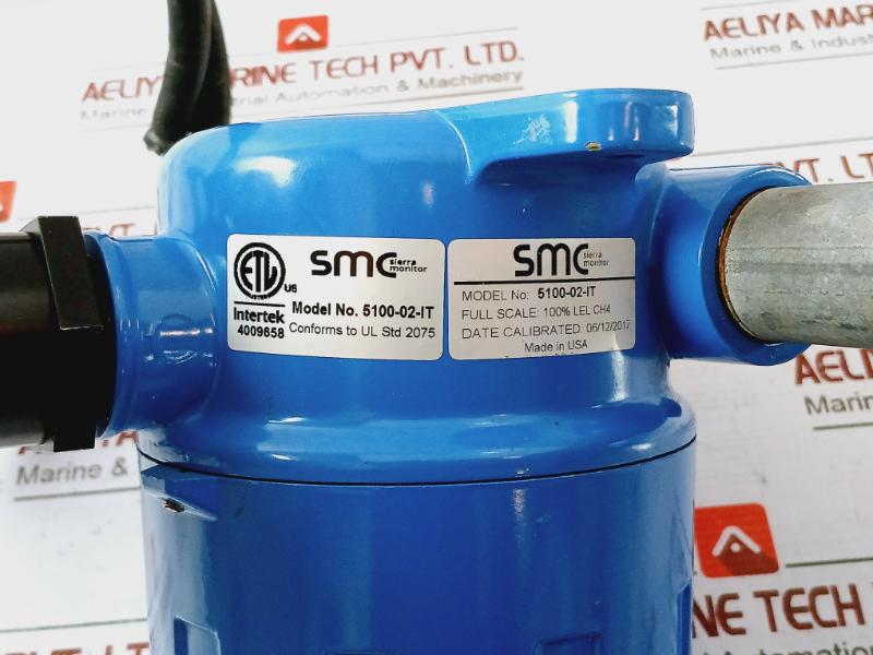 Smc 4501-05 Gas Detector 0-100 Ppm H2S (Hydrogen Sulfide) 10Vdc To 30Vdc