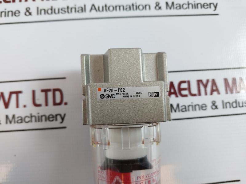 Smc Af20-f02 Air Filter Max Pressure 1.0 Mpa Max Temp 60°C