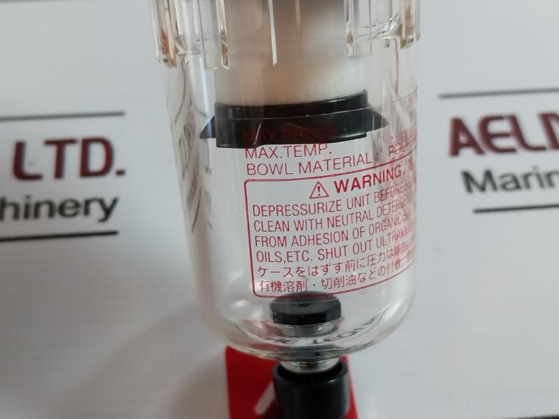 Smc Af20-f02 Air Filter Max Pressure 1.0 Mpa Max Temp 60°C